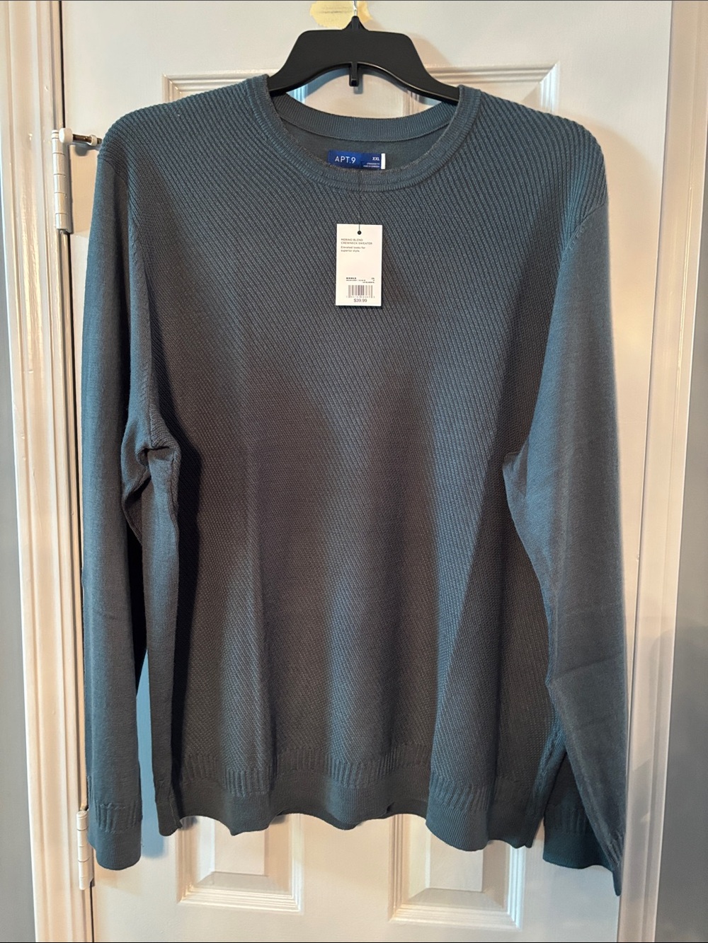 Apt. 9 Crewneck Teal Sweater NWT